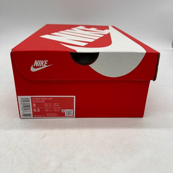 Nike Dunk Low Retro White Black Panda DD1503-101 Women's Sneakers Shoes - Picture 4 of 16